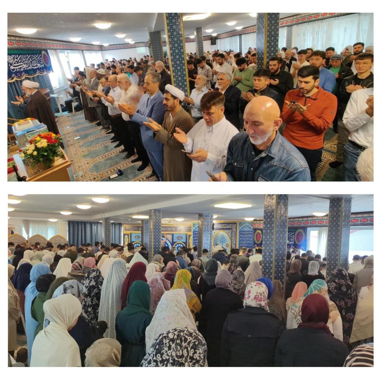نماز باشکوه عید سعید فطر در مرکز اسلامی امام علی(ع) برلین برگزار شد